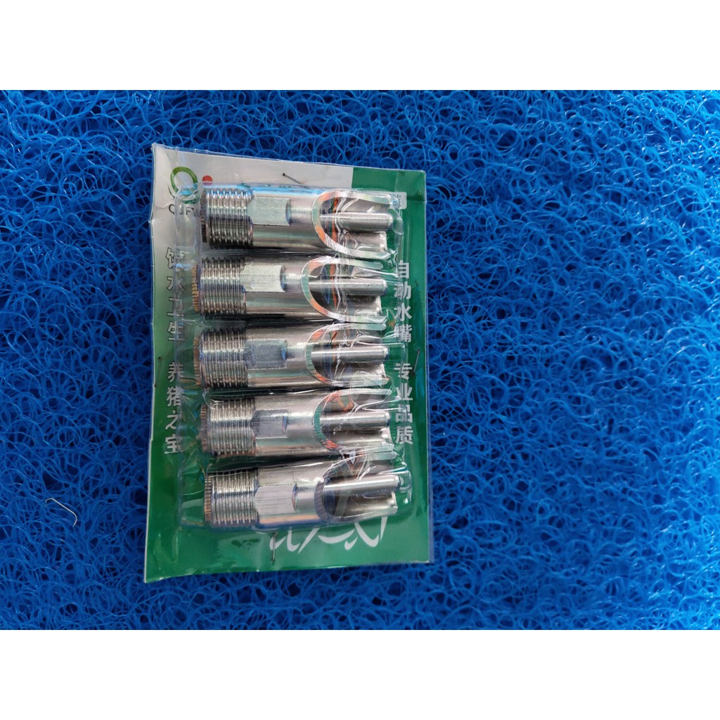 Núm uống nước tự động cho chó, heo, lợn loại Crom