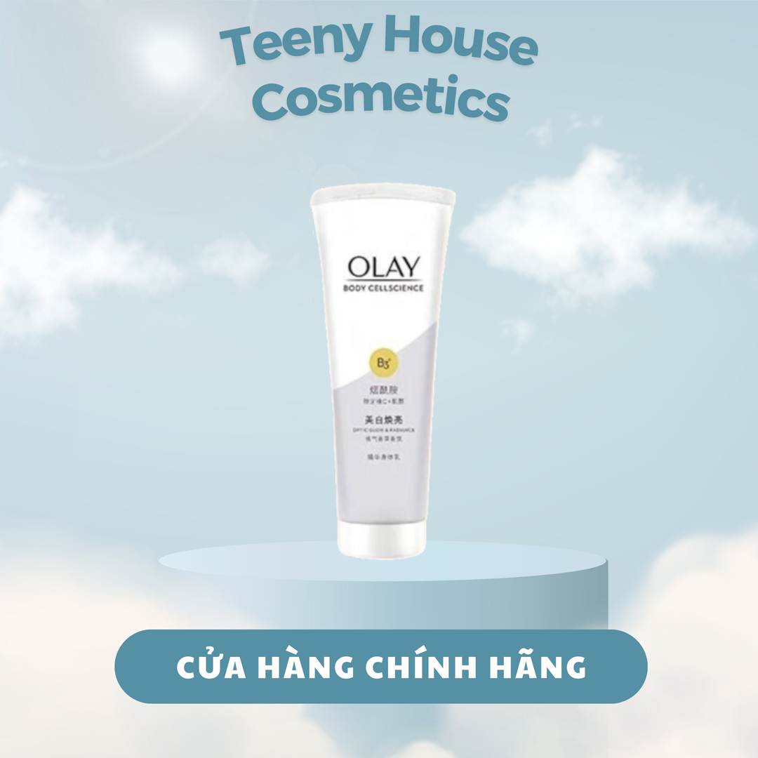 [THANH LÝ DATE T12/2026] Dưỡng thể OLAY B3+ Vitamin C Whitening & Radiance dưỡng trắng da toàn thân (bản Trung) 90gr