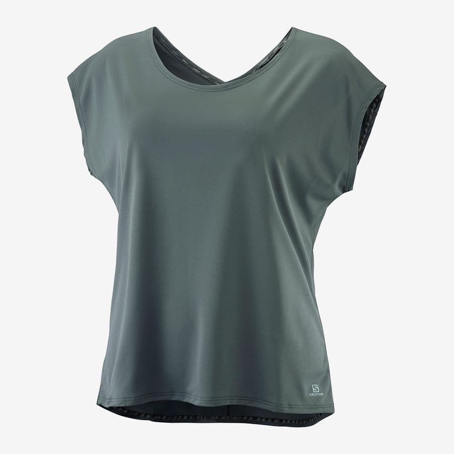 Áo thể thao dã ngoại nữ comet flow tee w - lc1028800