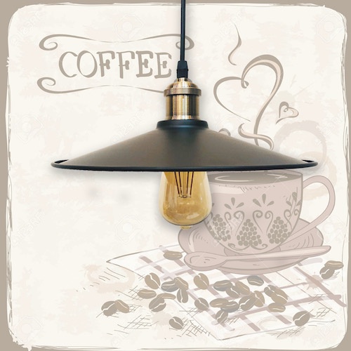 [HCM]Đèn thả: Mẫu đèn thả chao hình đĩa bay chưa bóng