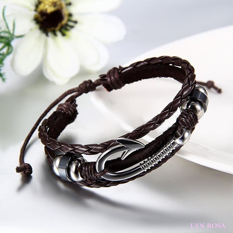 Vòng tay nam hình móc câu cá tính vtnam-45