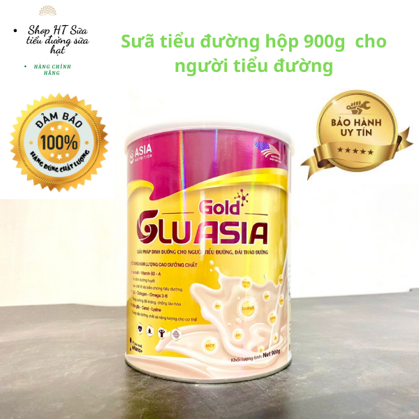 Sữa dinh dưỡng cho người tiểu đường GLUASIA GOLD giúp ổn định đường huyết