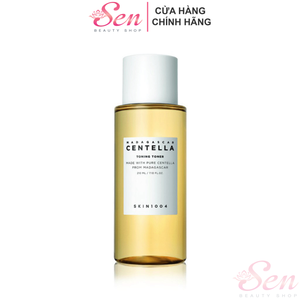 Nước Hoa Hồng Chiết Xuất Rau Má Skin1004 Hỗ Trợ Phục Hồi, Tái Tạo Da Madagascar Centella Toning Toner 210ml