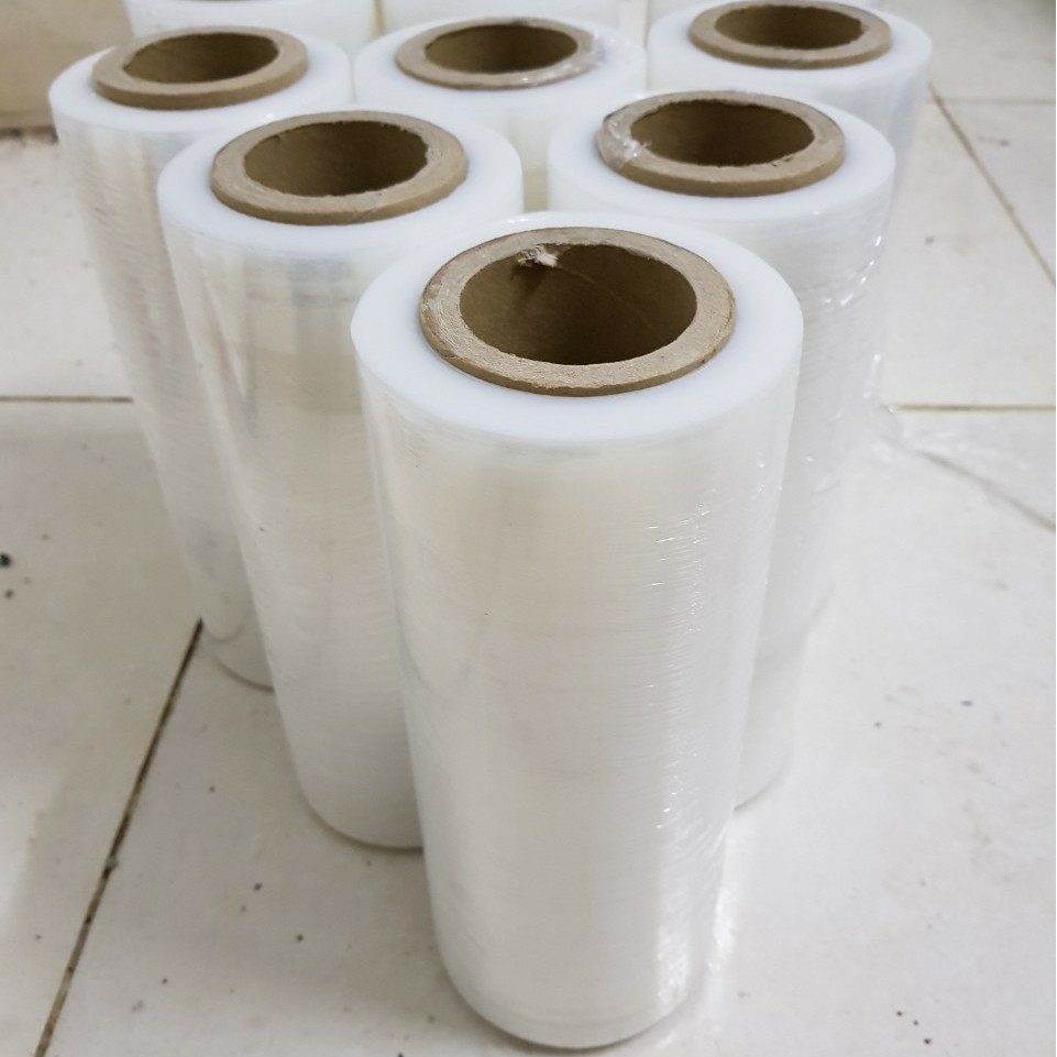 Màng PE quấn hàng - Pe bọc hàng  20cm quấn hàng valli, Pallet [R20cm - nặng 1kg] - Bao Bì Khả Anh