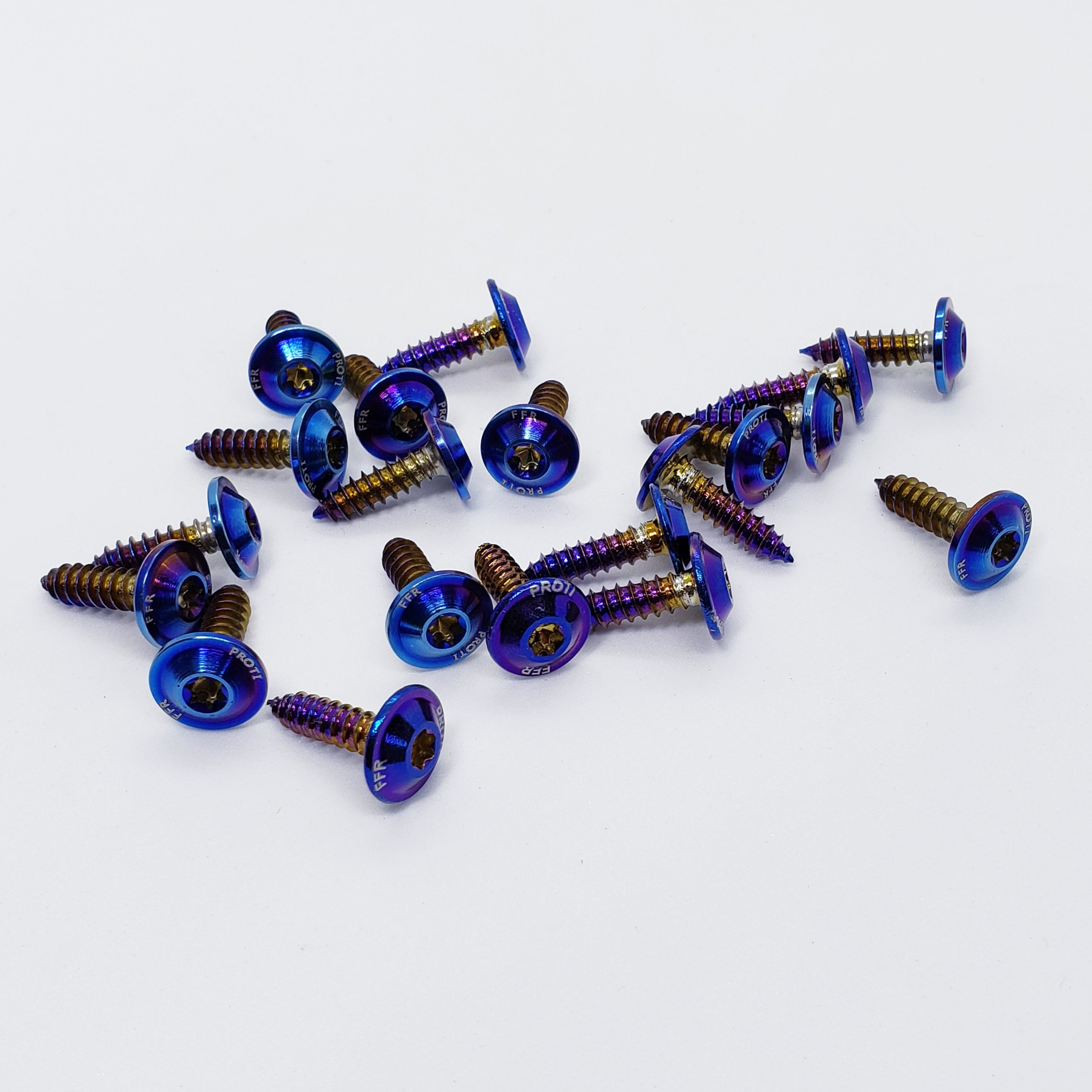 COMBO 20 Ốc proti 5ly18 xì titan gr5 gắn dàn áo xe máy dùng gắn dàn áo xe máy..., màu xanh, XEHAY 68