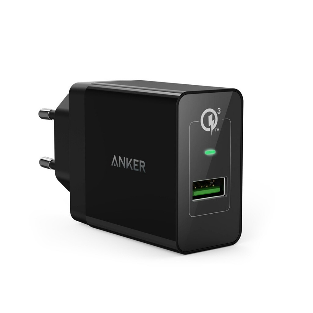 Sạc anker powerport+ 1 cổng 18w quick charge 3.0 có poweriq