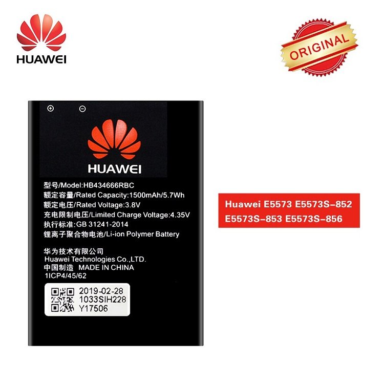 Pin của bộ phát wifi 4g/lte huawei e5573 - bảo hành 12 tháng