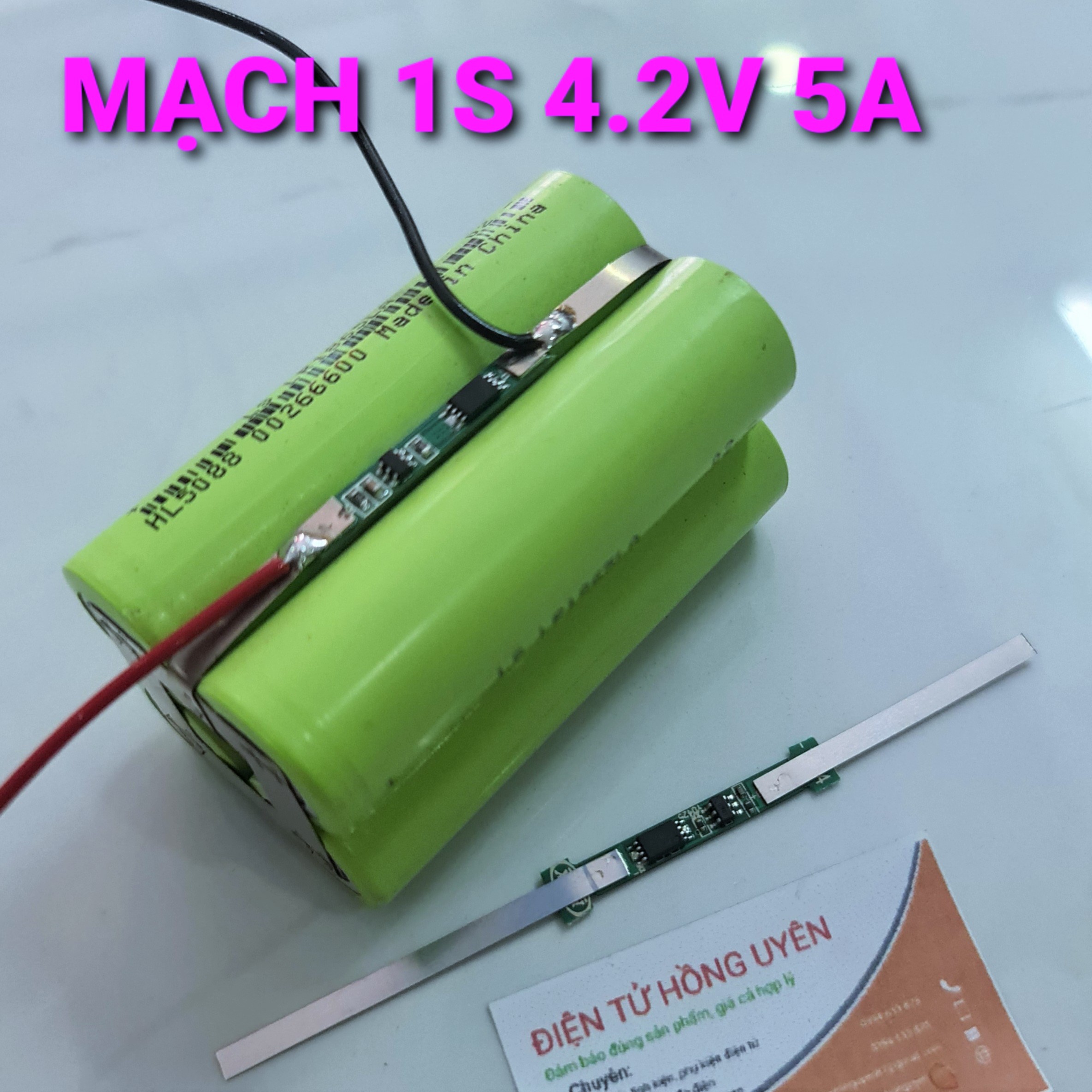 Mạch 1S 3A. Mạch bảo vệ sạc xả tự ngắt cho cell pin Lithium Li-ion 18650/26650 3.7V - 4.2V. Mạch dùng để làm pin 1s 4.2v cho loa, pin đèn, pin tông đơ cắt tóc, pin dự phòng...
