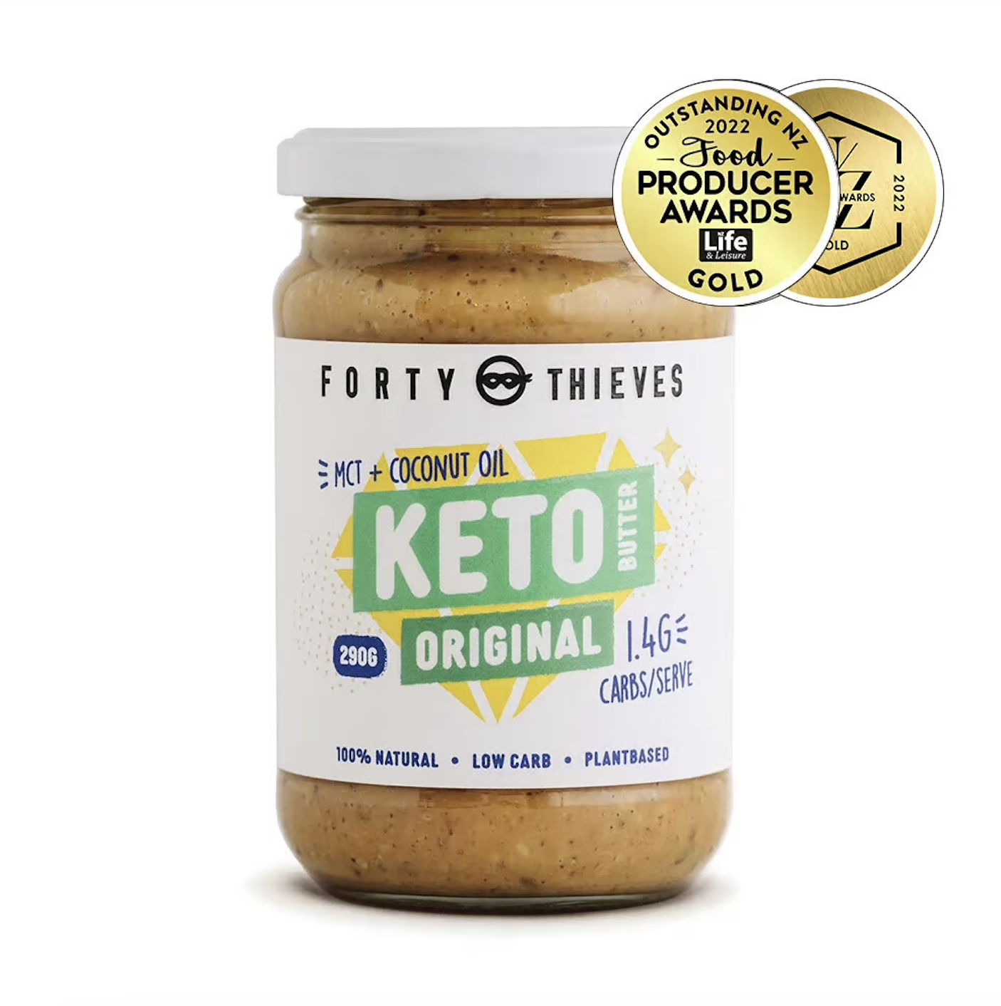 [MUST TRY - SP ĐOẠT GIẢI THƯỞNG] BƠ ĂN KIÊNG KETO Forty Thieves Butter, MCT - Coconut Oil, Low Carb, Plant Based, 100% Natural