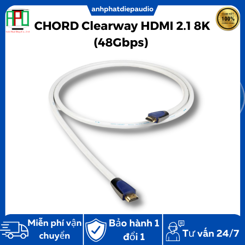 Dây hdmi CHORD Clearway HDMI 2.1 8k 48Gbps