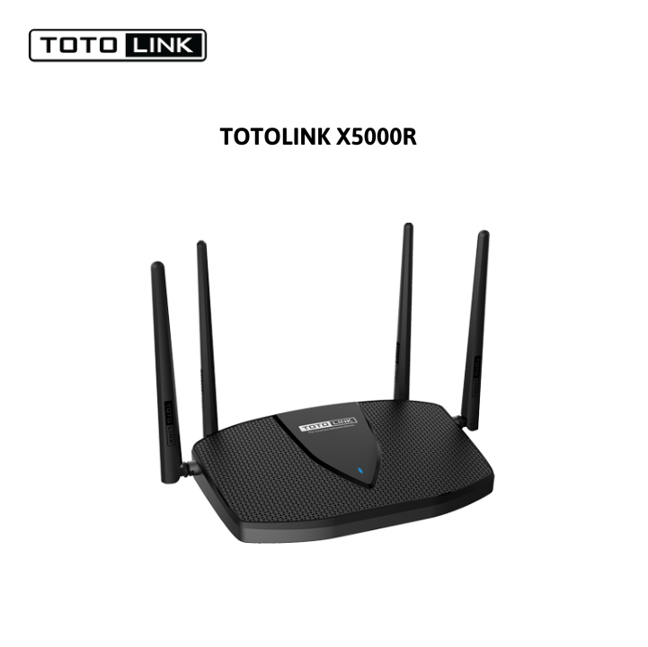 Router WiFi 6 Băng Tần Kép Gigabit AX1800 TOTOLINK X5000R - Hãng Phân Phối Chính Thức