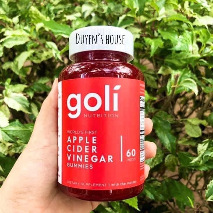 [HCM]Kẹo giấm táo Goli Apple Cider Vinegar -60 viên