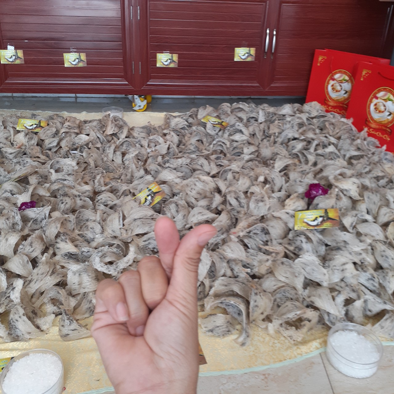 1 lạng yến thô tổ vỡ - yến tổ vỡ - tổ yến vỡ thô nha trang