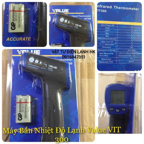 Dụng cụ bắn đo nhiệt độ value vit 300 - value vit300