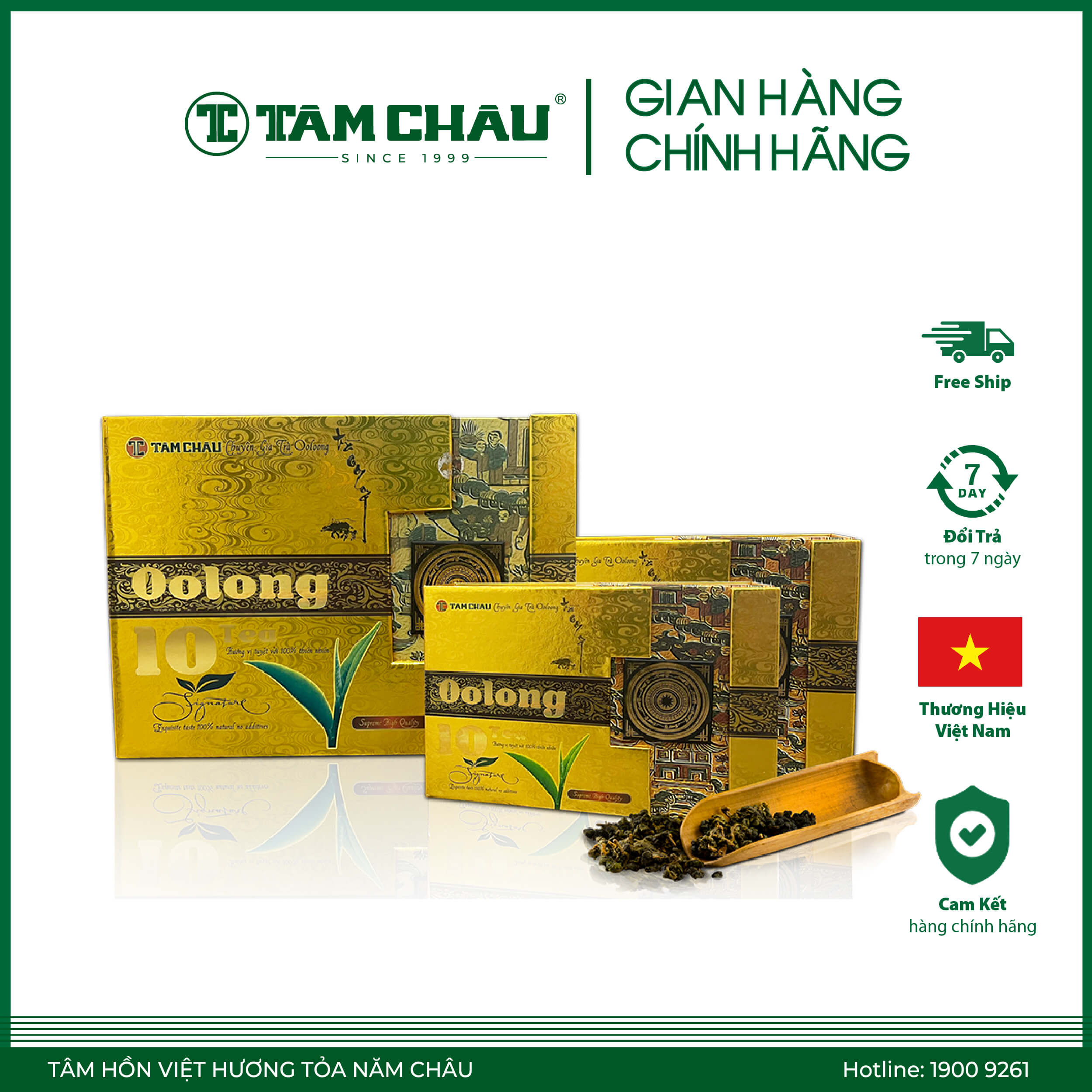 Trà oolong 10 tea thượng hạng 320gr