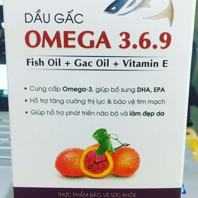 [HCM]Dầu Gấc Omega 3.6.9