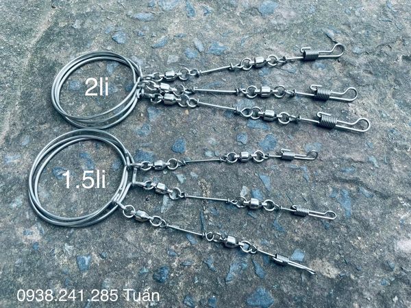 Xích chân vẹt đứng cầu - sợi ngắn cho xám - macaw