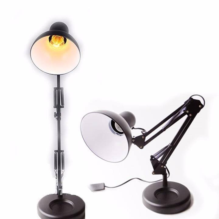 Đèn học đèn kẹp bàn gấp khúc pixar đèn học gấp khúc có đế kẹp đèn học chống cận kẹp bàn loại tốt