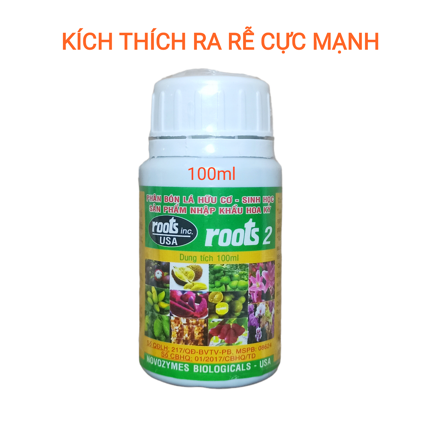 Roots 2 phân bón kích thích ra rễ cực mạnh - 100ML cho lan, cây kiểng