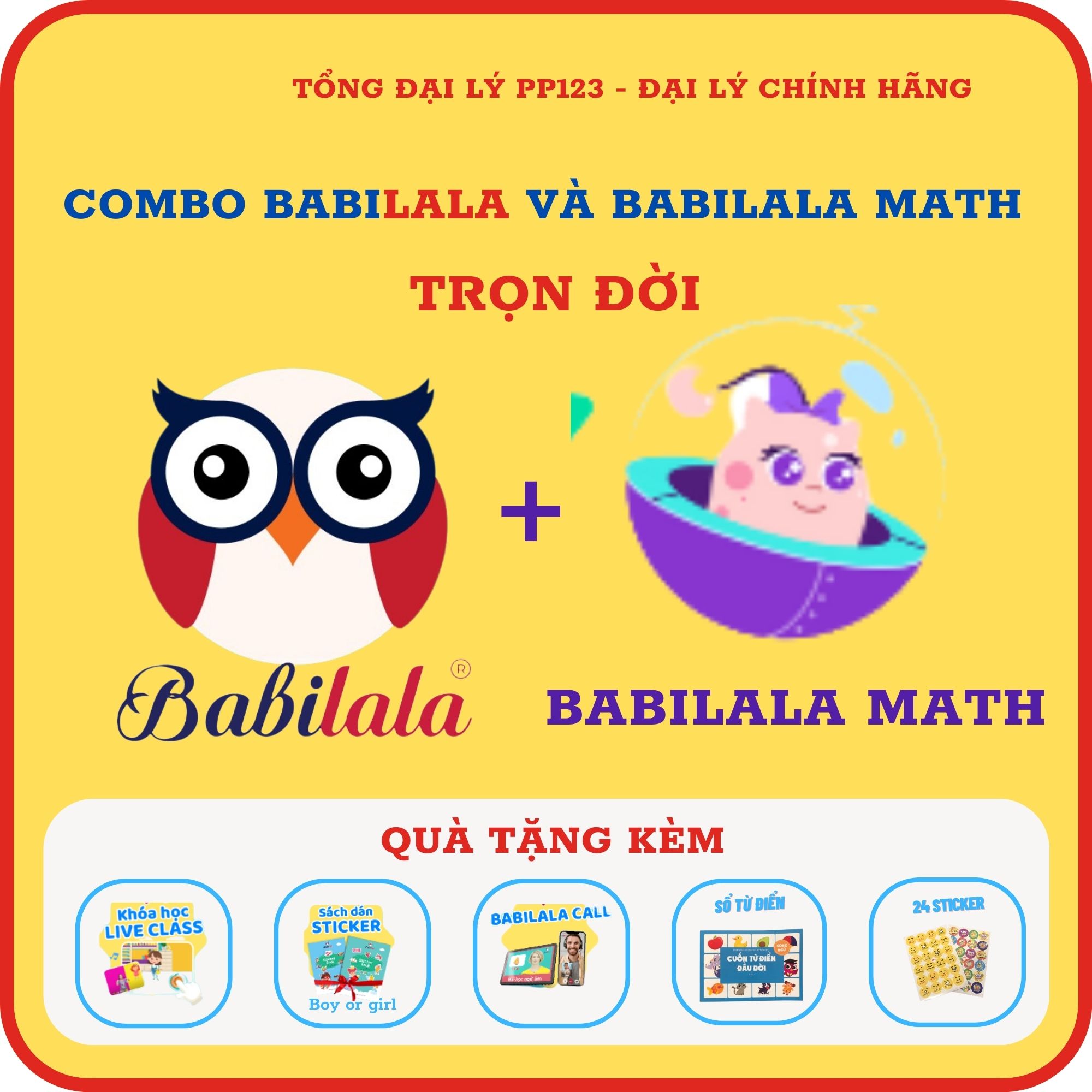 Combo Babilala và Babilala Math trọn đời