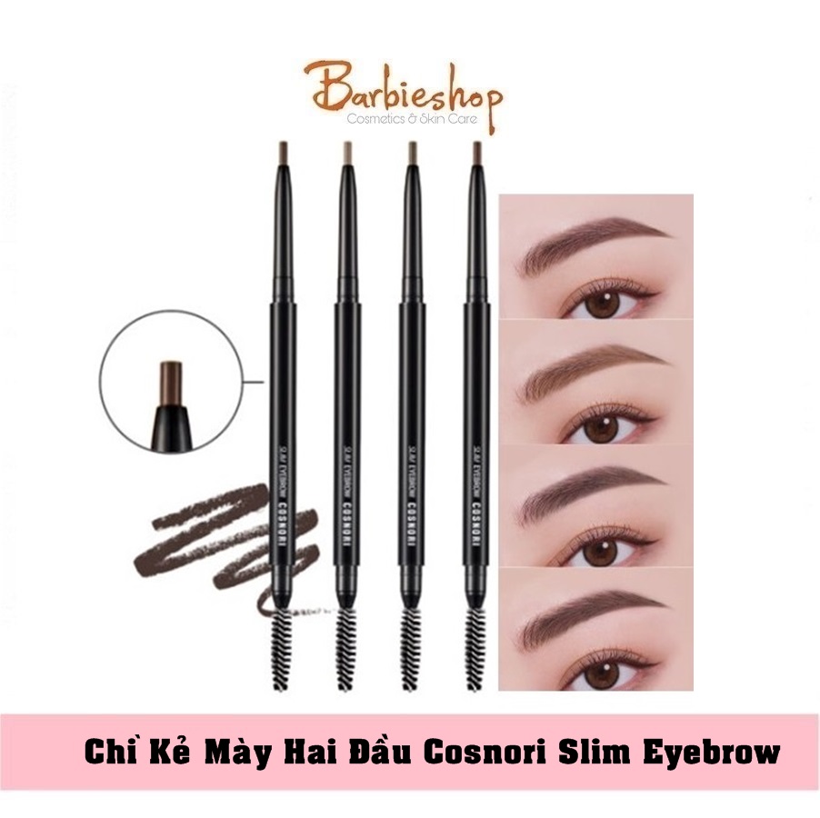 Chì Kẻ Mày Hai Đầu Cosnori Slim Eyebrow Pencil