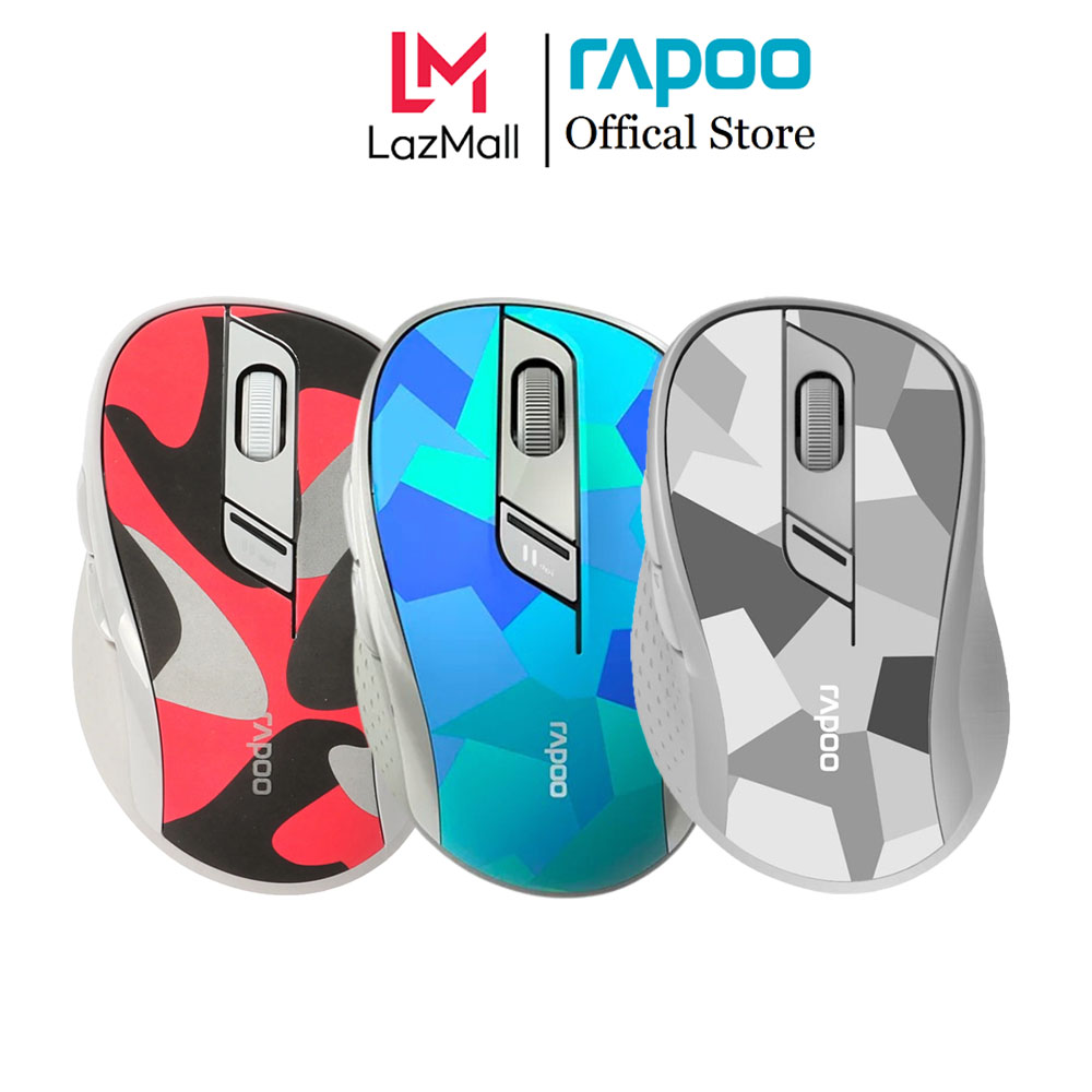 Chuột Không Dây Bluetooth Rapoo M500 Silent, Đa kết nối , thiết kế hiện đại, năng động, trẻ trung