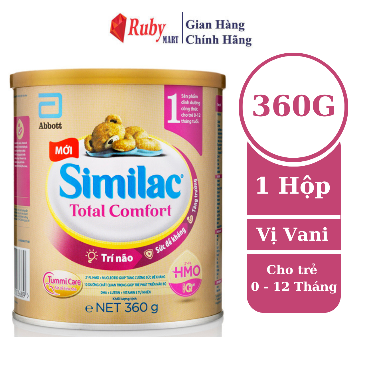 Sữa bột Similac Total Comfort số 1 lon 360g