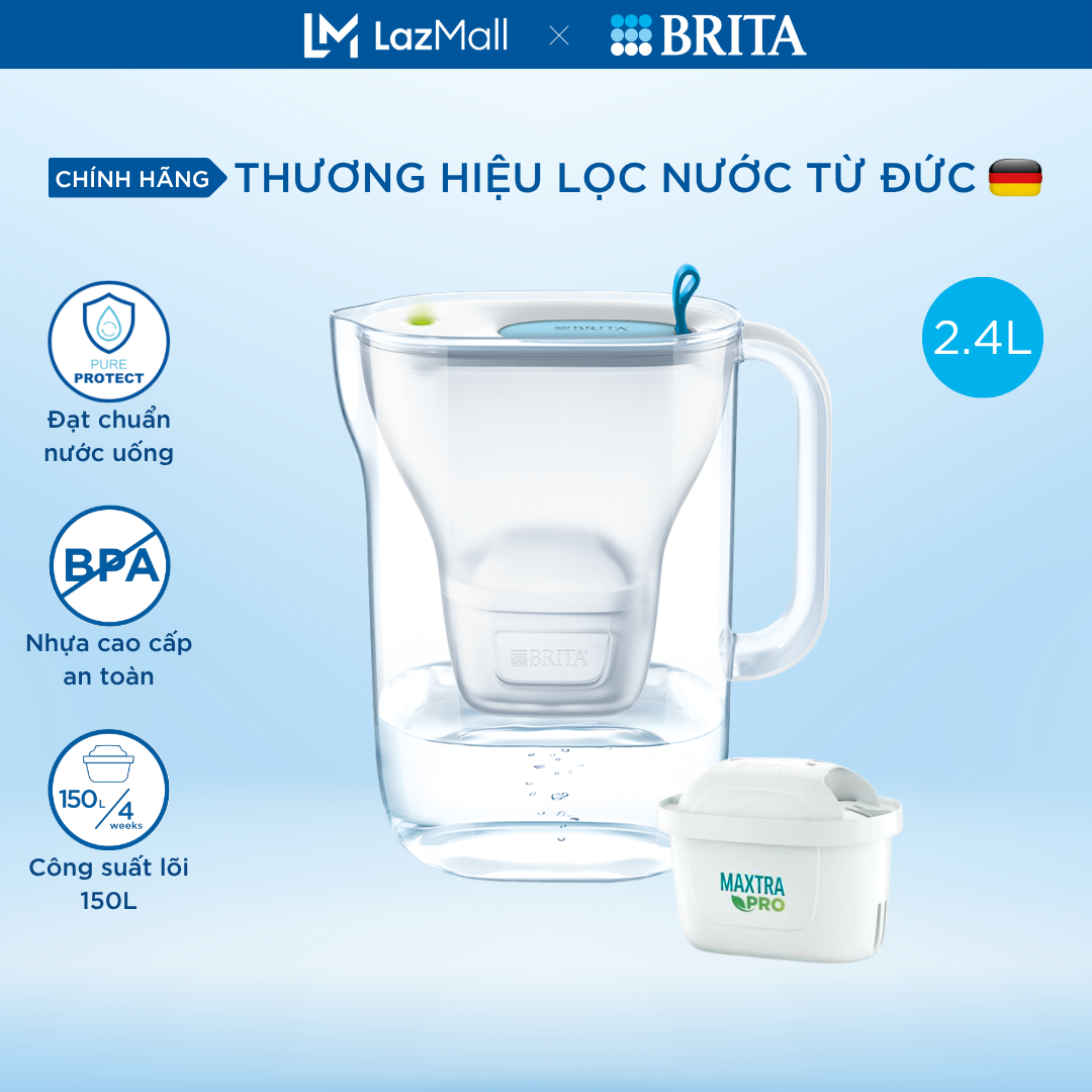 Brita Style Blue 2.4L Water Filter - Brand from Germany