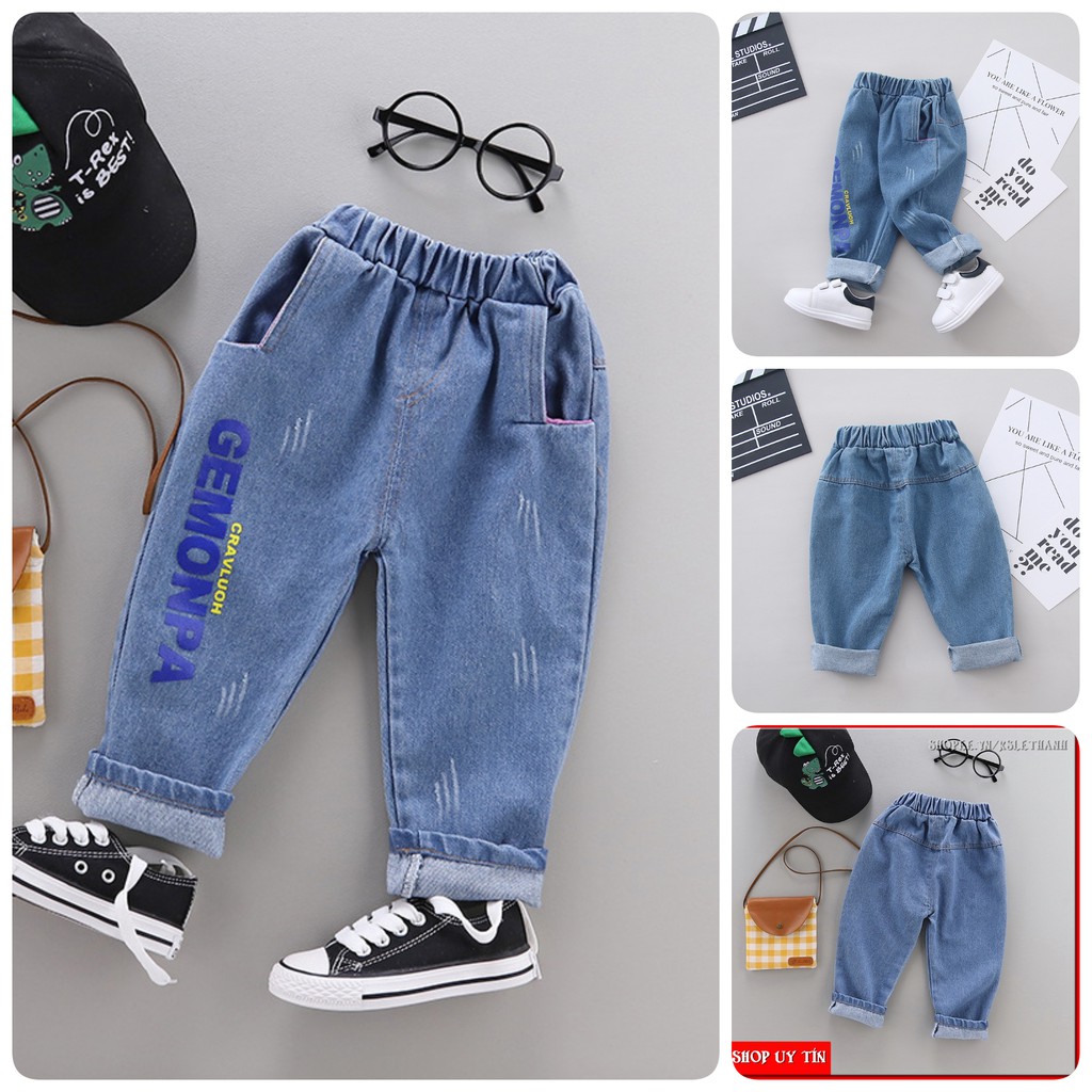 Qj3 size80-120 quần jean bé quần áo trẻ em hàng quảng châu