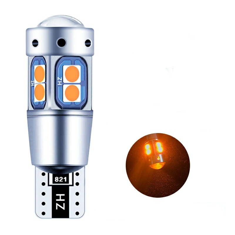 Bộ 2 đèn LED  T10 3030 10 led làm Demi Xi nhan xe máy Oto ( giá 1 cặp )