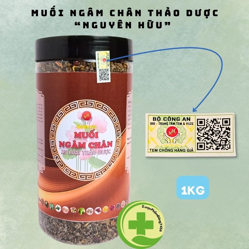 MUỐI NGÂM CHÂN 25 LOẠI THẢO D.ƯỢC NGUYÊN HỮU - GIÚP THƯ GIÃN, THẢI Đ.ỘC
