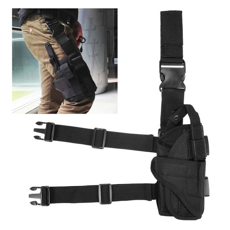 【YF】 5 colors Adjustable Putter Thigh Shoulder Pistol Gun Holster Pouch Camping Wrap-around Outdoor Accessories