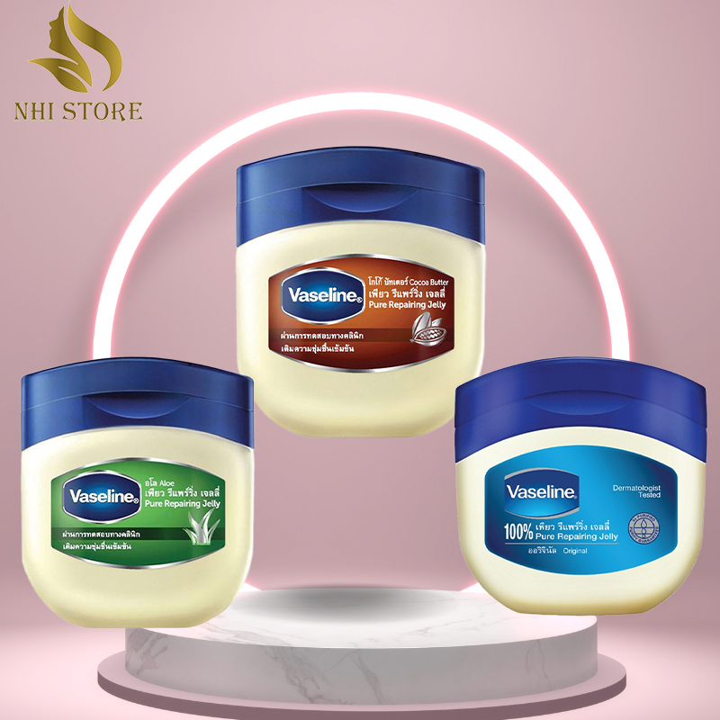 Sáp VASELINE dưỡng môi cấp ẩm giảm khô nứt nẻ thái lan 50ml
