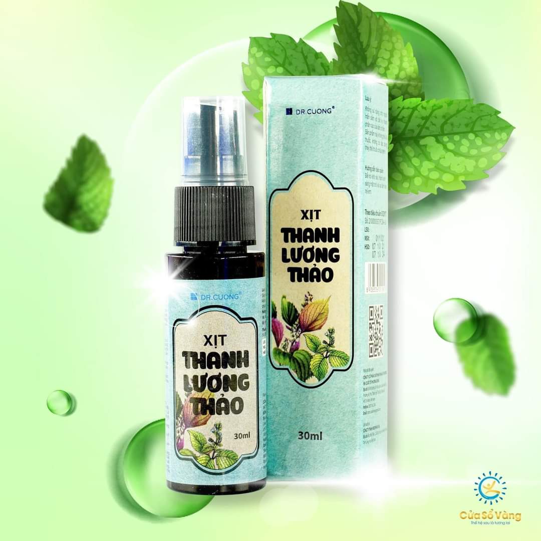 Thanh lương thảo xịt - hỗ trợ giảm các triệu chứng do cảm lạnh.