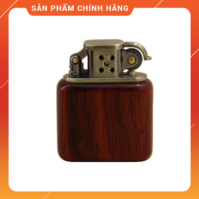 Vỏ Bật Lửa Hộp Quẹt Xăng Đá Zorro Vỏ Gỗ Z506G Đẹp Độc Lạ - Dùng Xăng Bấc Đá Cao Cấp (KHÔNG XĂNG KHÔNG GAS)