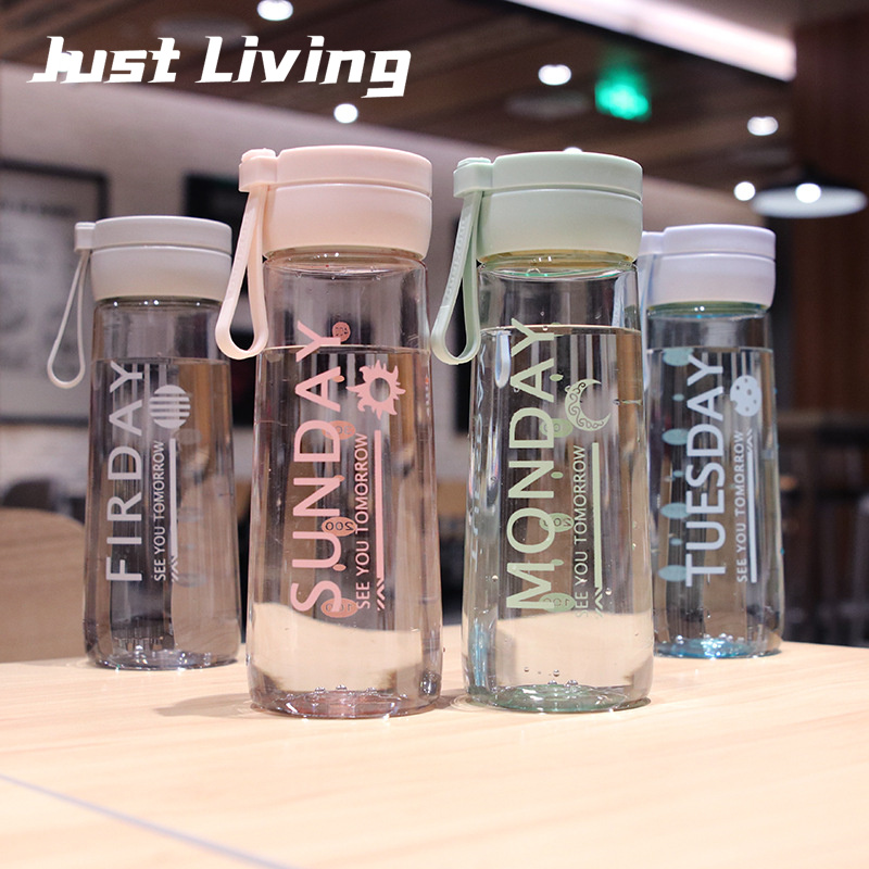 BPA Chai Nước Miễn Phí, J & L PP Chai Nước Uống Dung Tích Lớn 500 Ml Tổ Chức Nước Cầm Tay Hộp Đựng Nước Cho Học Sinh Du Lịch, Thể Thao, Trường Học, Văn Phòng