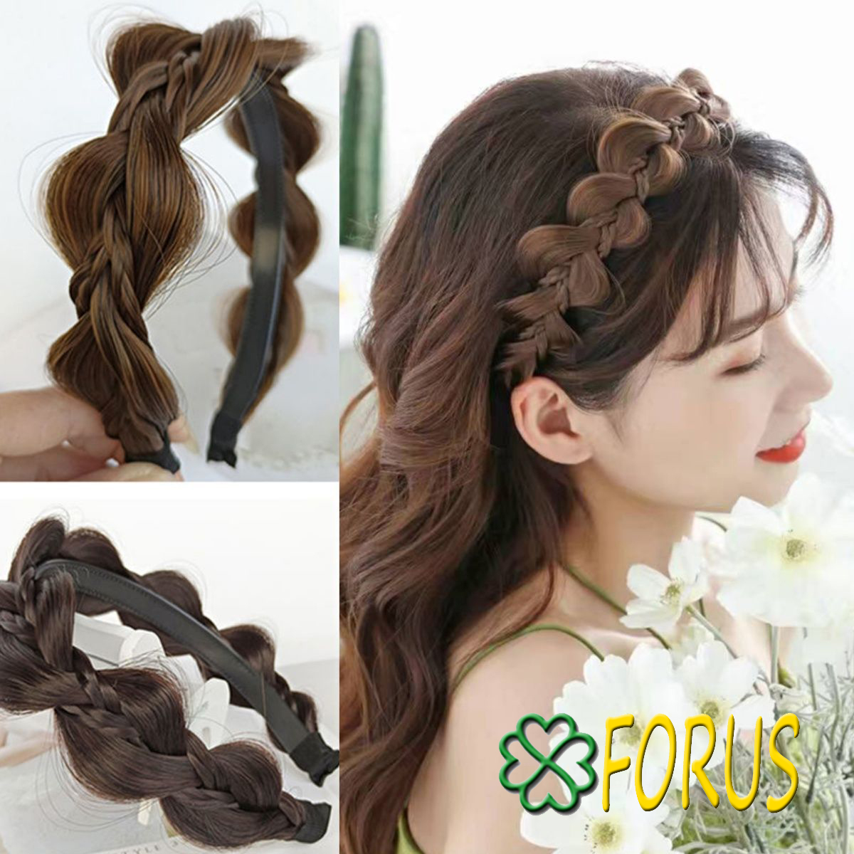 Băng đô tóc giả bd05 ❤️freeship❤️ tóc giả băng đô, băng đô cài tóc sỉ 25k