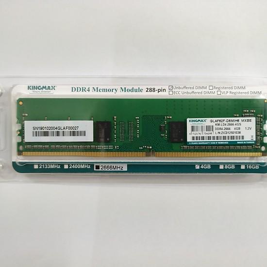 Ram pc kingmax 4gb ddr4 2666