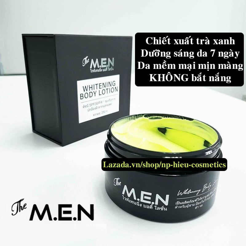 KEM DƯỠNG TRẮNG BODY CHO NAM THE MEN 250GRAM