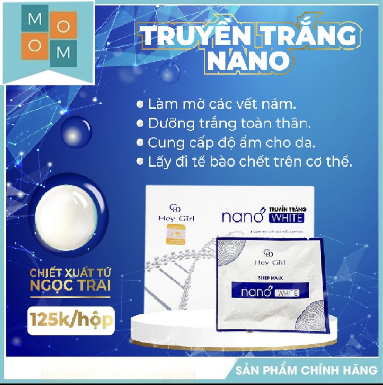 Tắm trắng body. Truyền trắng Nano White - trắng da an toàn