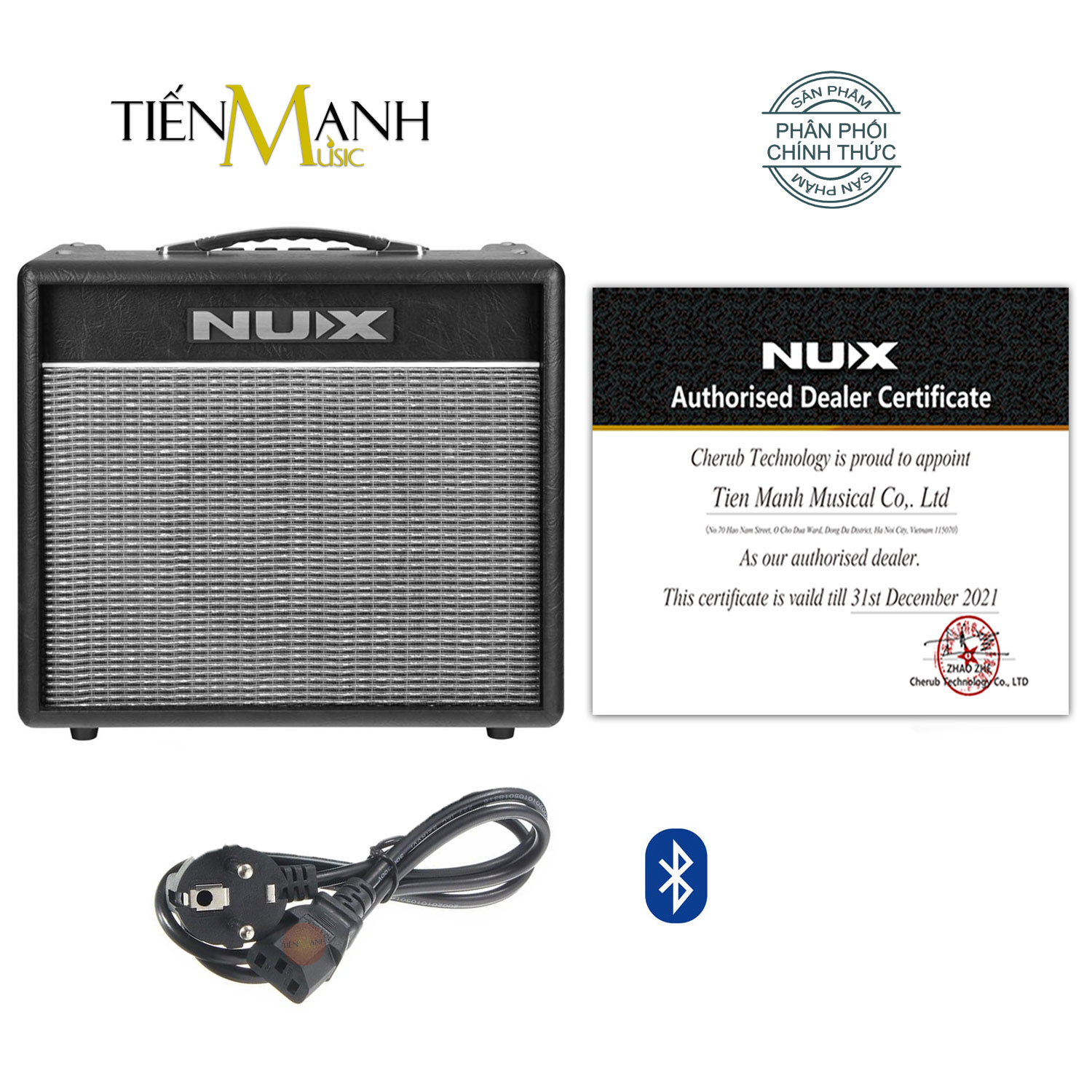 Amply guitar điện nux mighty 40bt mkii - loa ampli di động amplifier 40 bt mk2