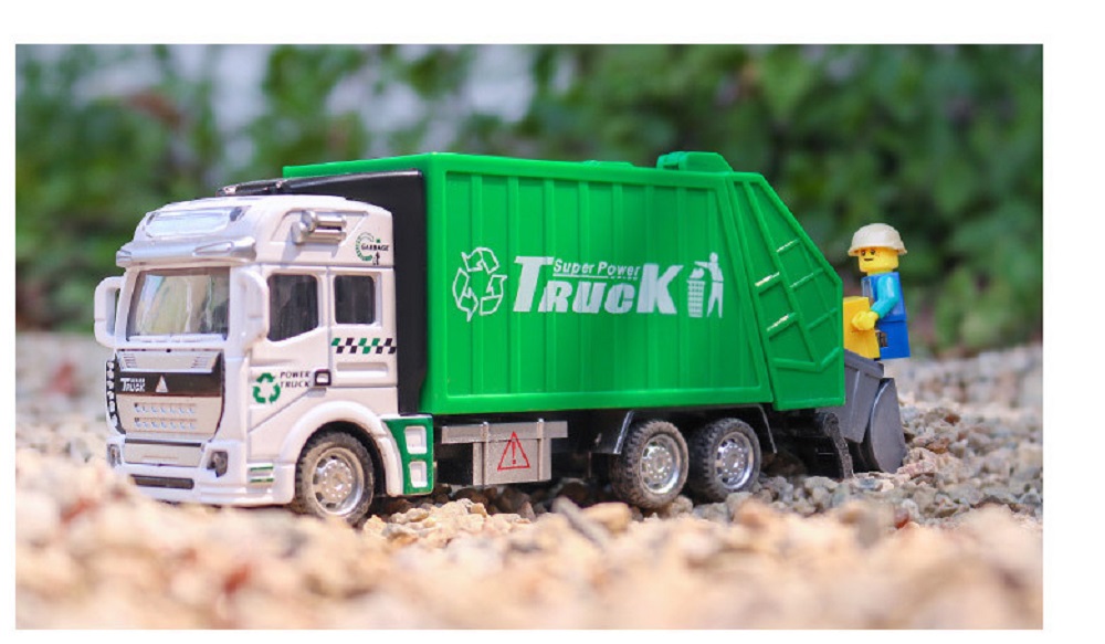 Xe đổ rác, Xe tải, Xe sửa điện, Xe xúc, hợp kim sắt siêu bền, đẩy trớn chạy nhanh