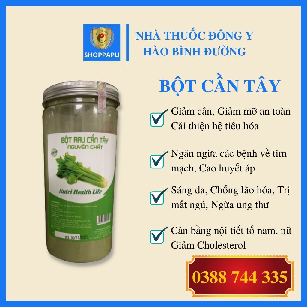 ✅ bột cần tây giảm cân nguyên chất sấy lạnh giúp đẹp da - shoppapu