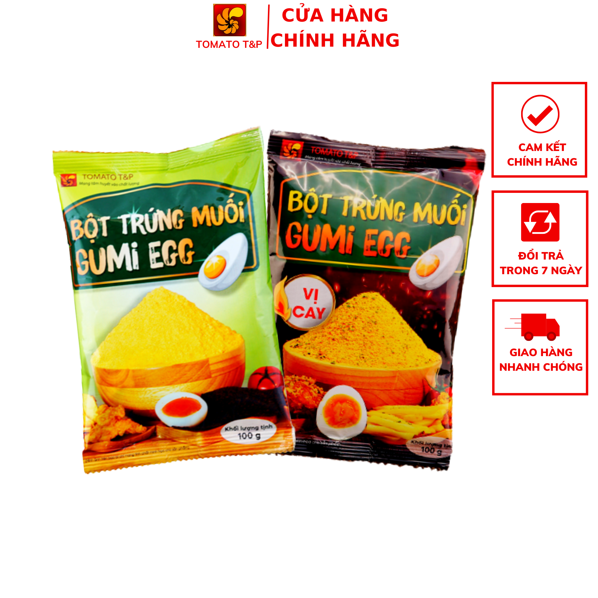 Bột trứng muối gumi egg 100g - tomato t&p