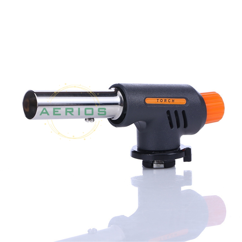 Đầu khò gas, khò gas mini tự động đánh lửa flame gun núm điều chỉnh nhiệt 1400 độ c an toàn, giá rẻ, đèn khò ga