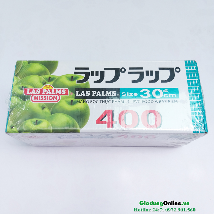 Màng bọc thực phẩm Las Palms Chính Hãng 30cm x 300m bám dính tốt - Larva Store