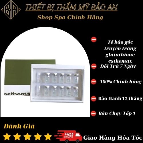 Tế bào gốc truyền trắng glutathione esthemax chính hãng hàn quốc