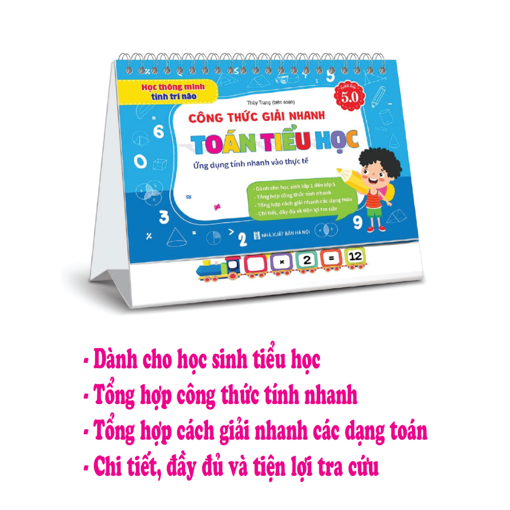 Bộ Lịch Công Thức Giải Nhanh Toán Tiểu Học (Phiên bản 5.0) - h
