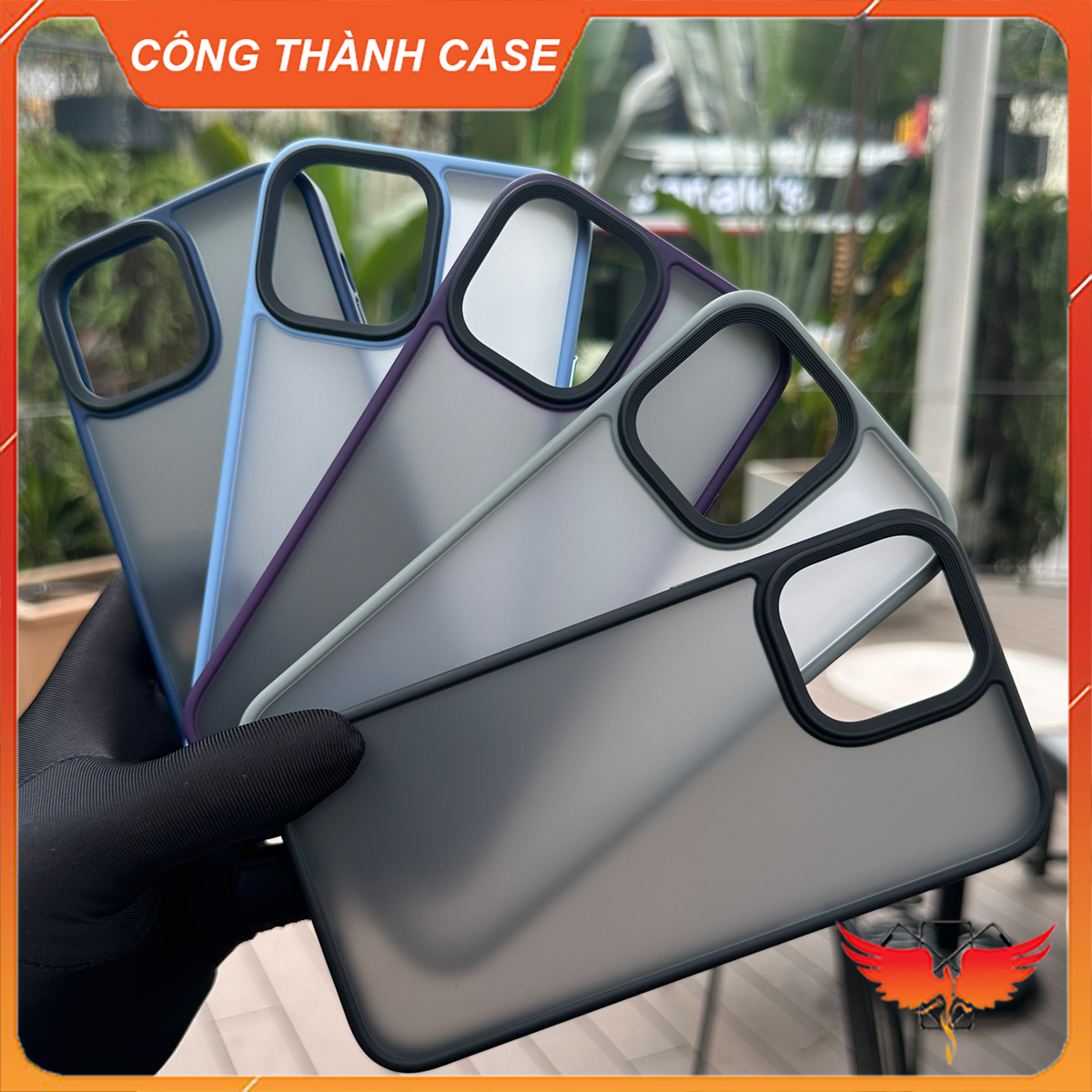 Ốp lưng nhám mờ likgus chống mồ hôi, bụi bẩn, chống sốc cho iphone xsmax, 11promax, 12promax, 13promax, 14promax