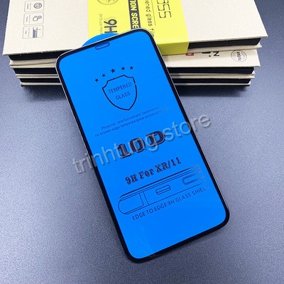 Kính cường lực 10D iP các dòng, kính cường lực full màn iP